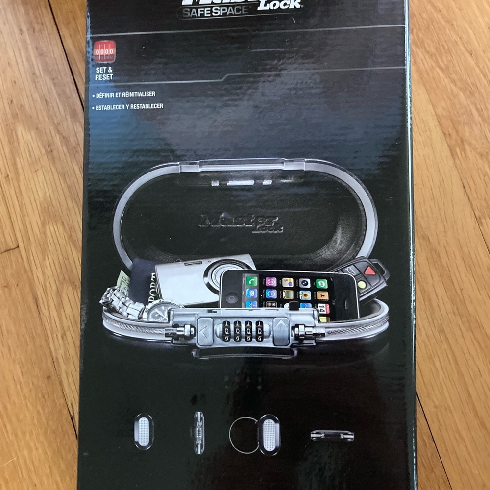 SafeSpace Portable Lock Box - Black